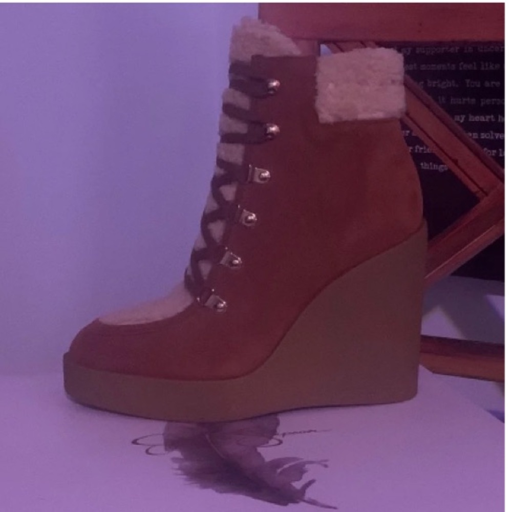 Jessica Simpson Maelyn Wedge Booties - Picture 3 of 7